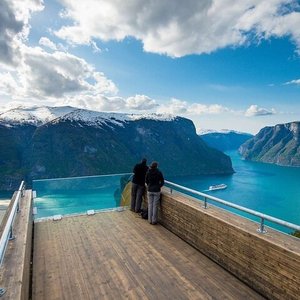 Guided tour - Viking Village, Nærøyfjord Cruise and Flåm Railway 
