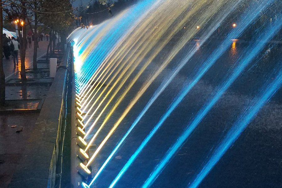 Illuminated Fountain image