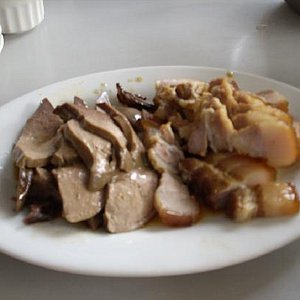 goose liver & Pork belly