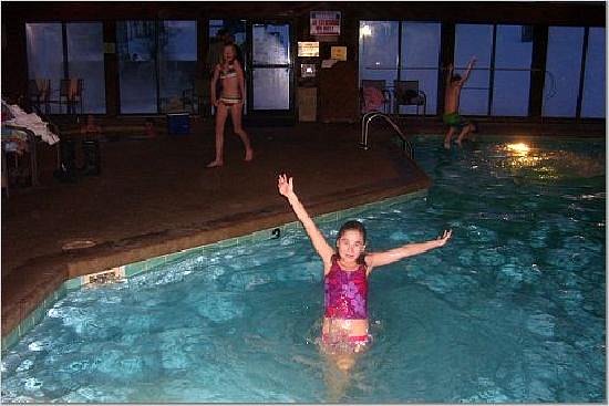 indoor pool, kids loved it