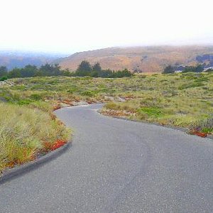 The state road leading to the beach