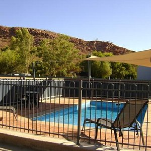 Pool with MacDonnell ranges in rear