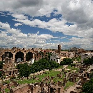 the Forum, viewed from the Palantine Hill