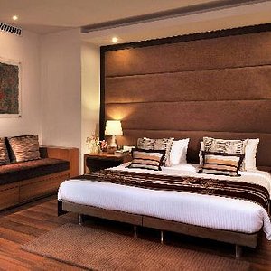 Udman Panchshila Park by Ferns N Petals, South Delhi in New Delhi, image may contain: Interior Design, Indoors, Wood, Home Decor