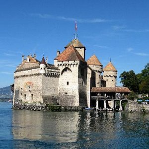 Chateau Chillon on Lake Geneva