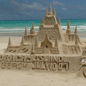 Sand castle in Boracay