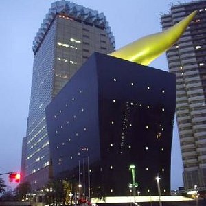 Asahi beer building, and Golden Blob