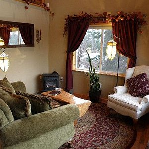 Moose Cabin  Living room