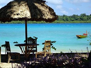 Eco Villa Palm Beach Resort in Havelock Island, image may contain: Summer, Scenery, Beach, Sea