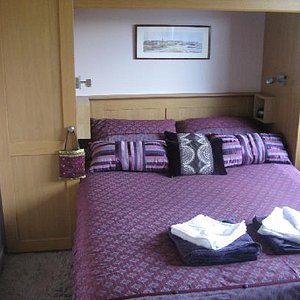 Double-bedded £50pn room