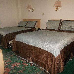 Queen beds in double room