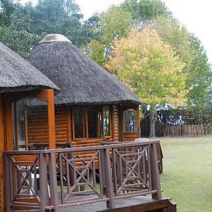 One of the chalets at Antler's Lodge.