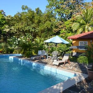 Casa Bambu is near the pool