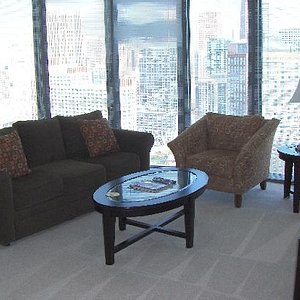 Fully furnished apartment with our own furniture and furnishings.