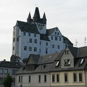 Schloss from city of Diez below
