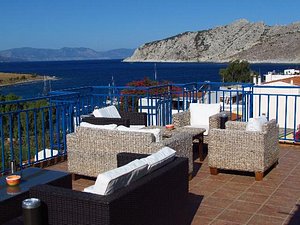 Mediterranean Sea View in Aegina Island, Greece