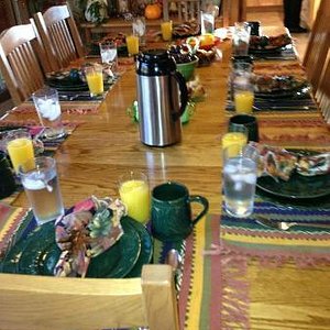 Breakfast table
