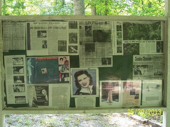Patsy Cline Plane Crash Memorial image