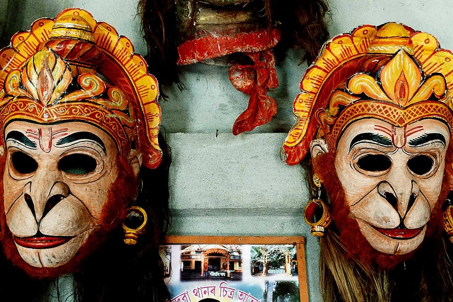 Mask Masking at Samaguri Satra image