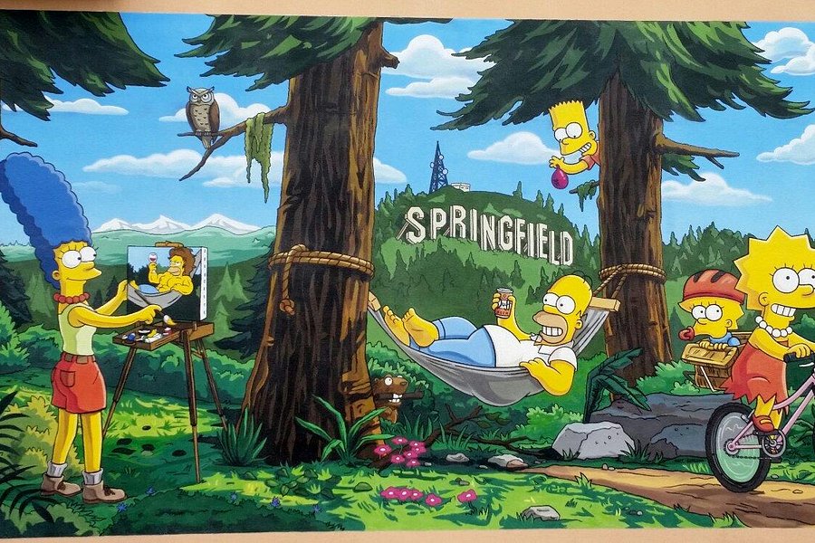 The Official Simpsons Mural image