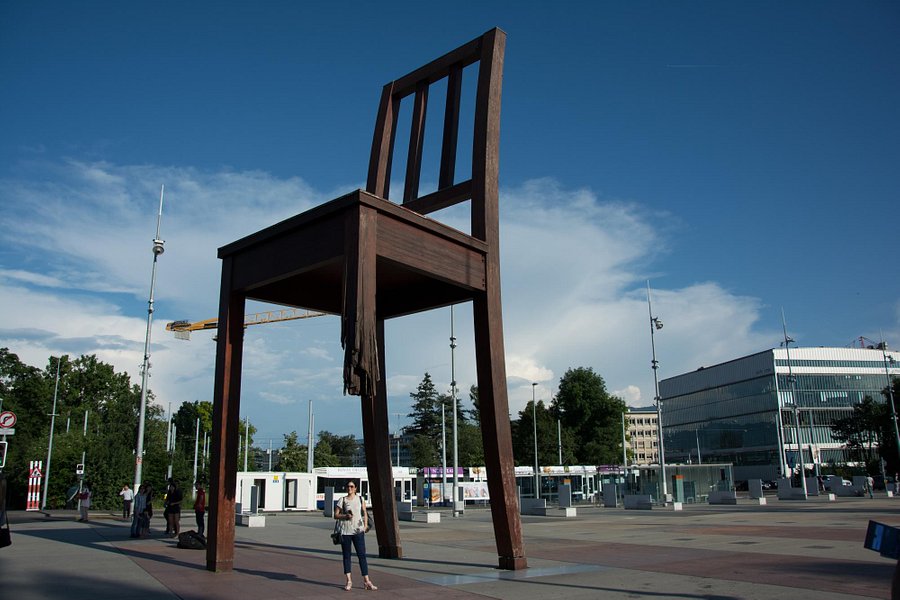 Broken Chair Sculpture image