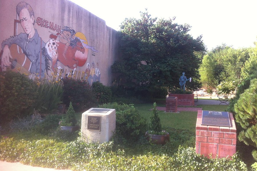 Woody Guthrie Statue & Murals image
