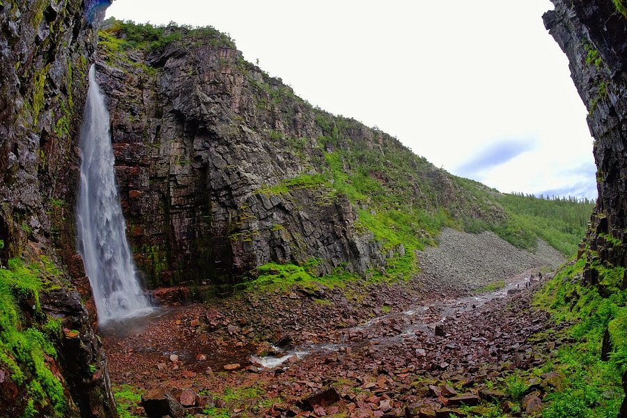 Njupeskar waterfall image