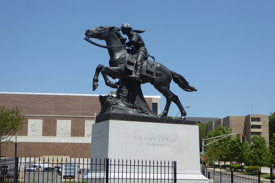 Pony Express Monument image