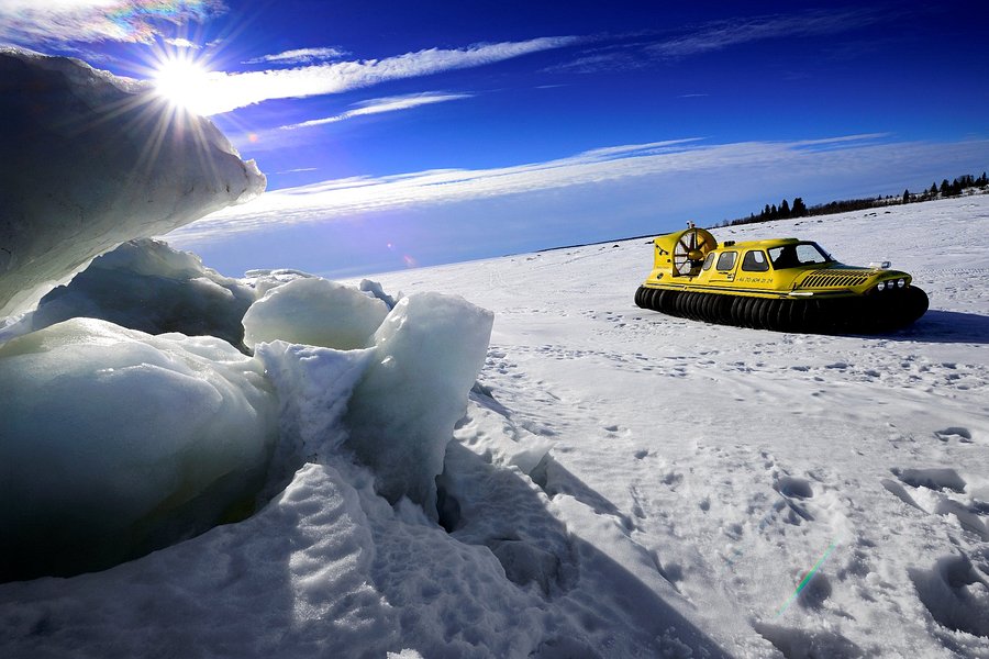 Sea Ice Snow-mobiling image