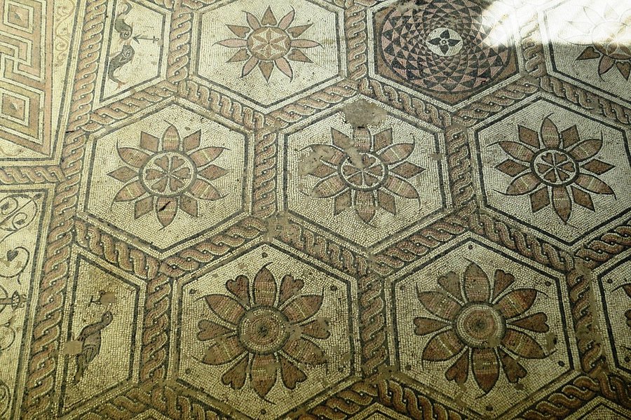 Floor mosaic The Punishment of Dirce image