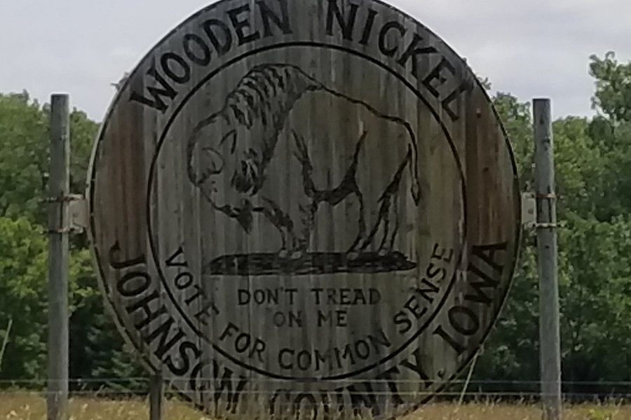 World's Largest Wooden Nickel image
