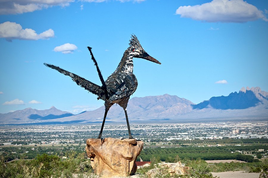 Recycled Roadrunner Sculpture image