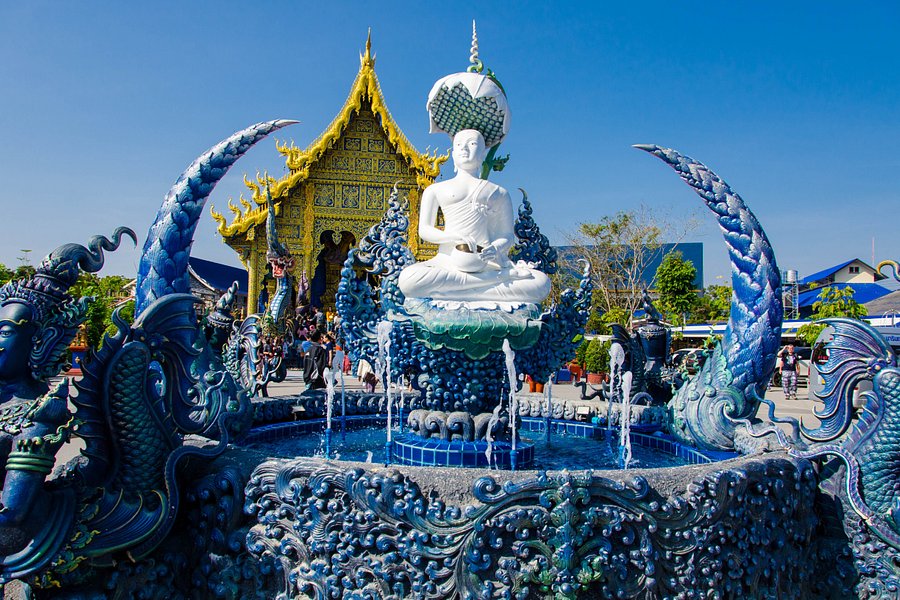Wat Rong Seur Ten (Blue Temple) image