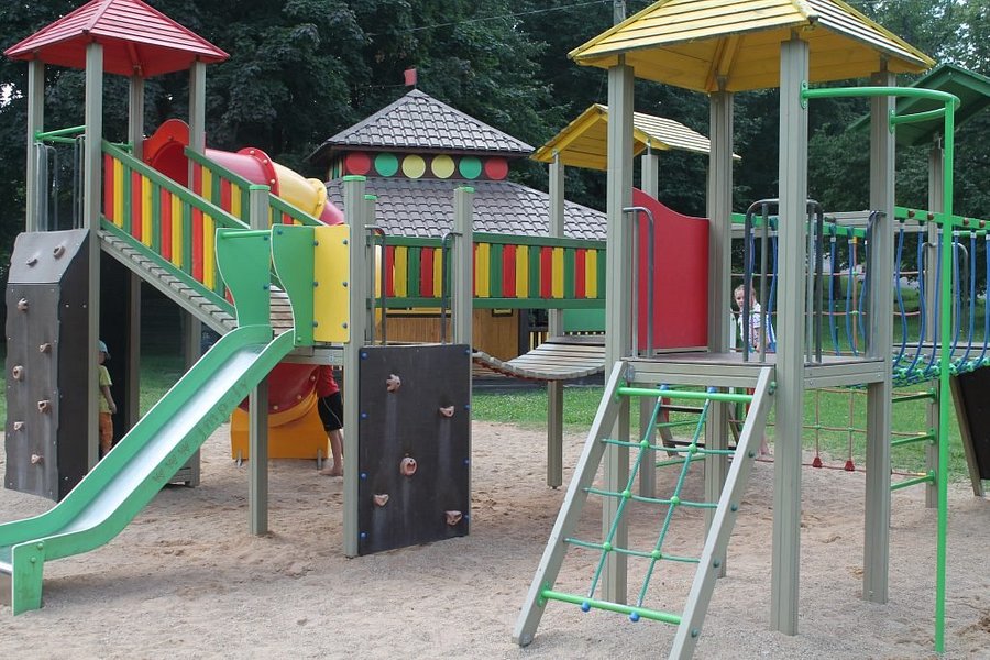 Children's playground and skatepark image