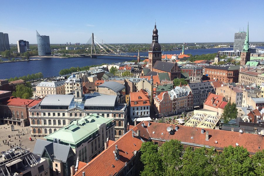 View of Riga from St Peter's Church Tower image