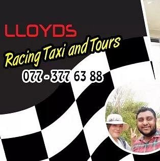 Lloyds racing taxi and tours image
