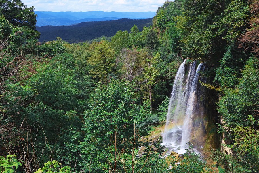 Falling Springs Waterfall image
