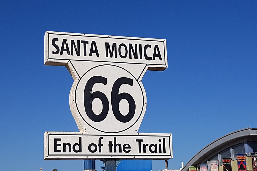 Route 66 End of the Trail Sign image