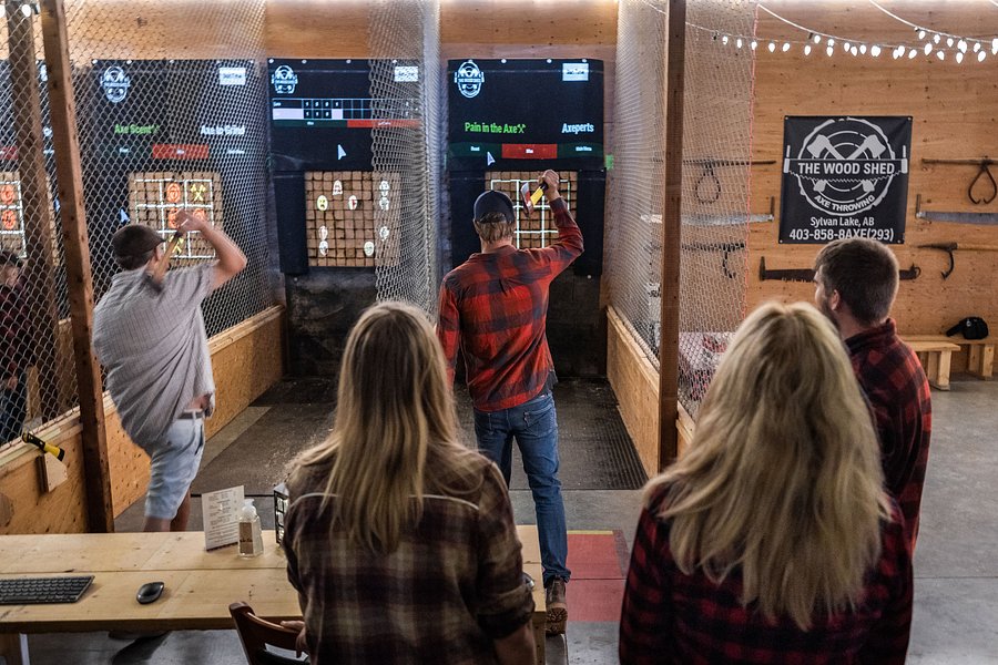 Wood Shed Axe Throwing image