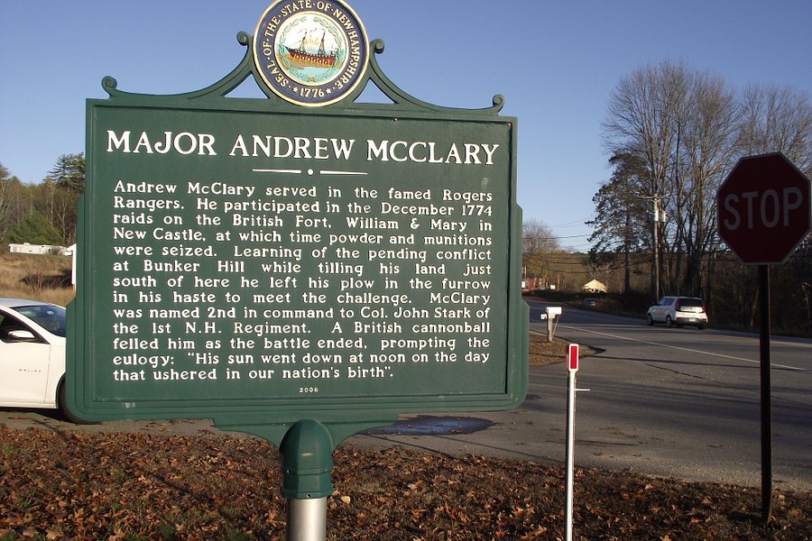 Major Andrew McClary Marker image
