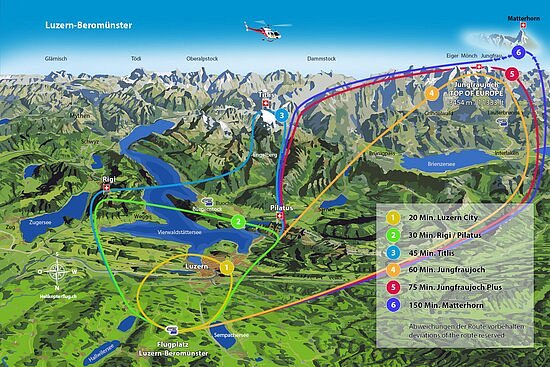 Helikopterflug Luzern-Beromünster image