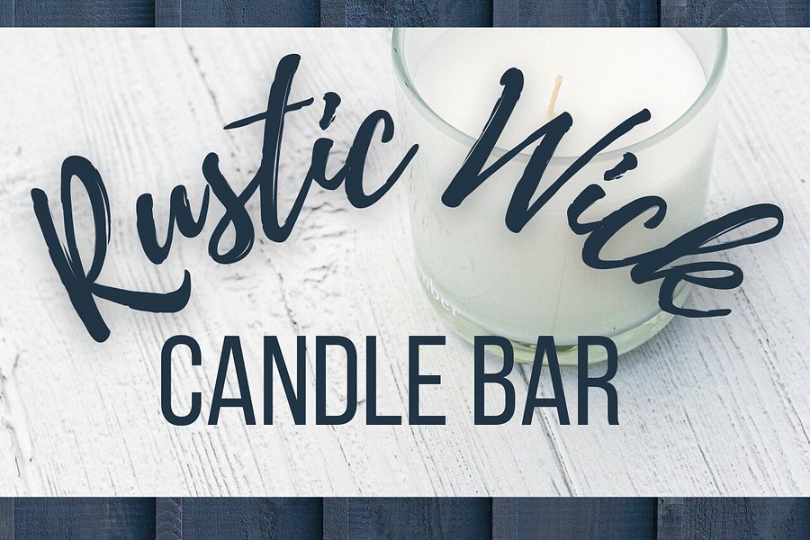 Rustic Wick Candle Bar image