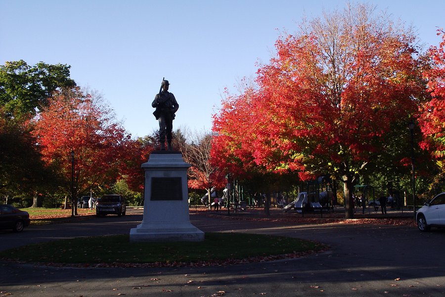 Soldiers And Sailors Monument At Riverbank Park image